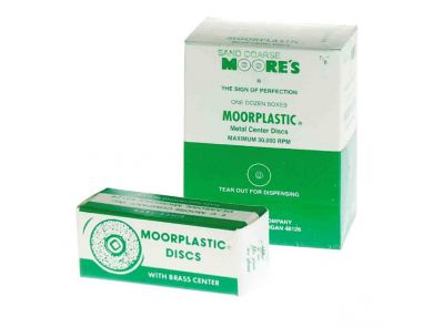 MOORE'S PLASTIC SANDING DISCS