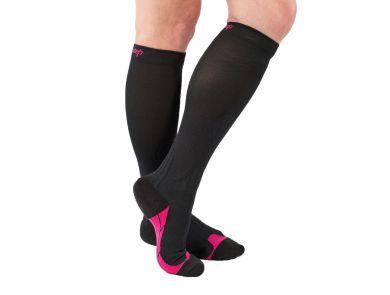 POWERSTEP® G2 RECOVERY SOCKS (BLACK / PINK) 