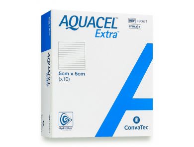 CONVATEC AQUACEL EXTRA HYDROFIBER DRESSING WITH STRENGTHENING FIBRES