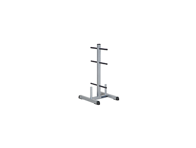 FITMASTER STANDARD WEIGHT PLATE RACK / WITH BARBELL POSTS