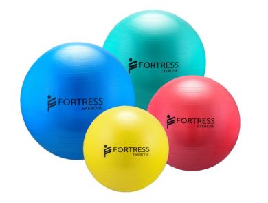 FORTRESS RAINBOW REHAB ANTI-BURST GYM / FITNESS BALLS