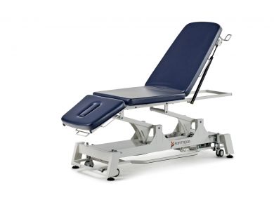 FORTRESS STABILITY DESIGNER 3-SECTION SHORTHEAD / WHITE FRAME / NAVY UPHOLSTERY