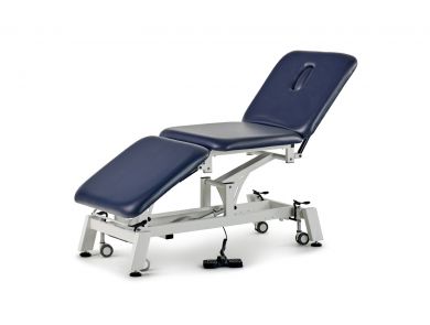 FORTRESS STABILITY XCEL 3-SECTION / WHITE FRAME / NAVY UPHOLSTERY