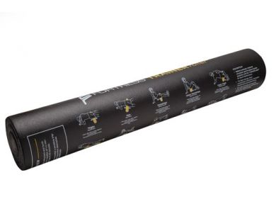 FORTRESS TRAINER FOAM ROLLER / 90cm x 15cm / BLACK