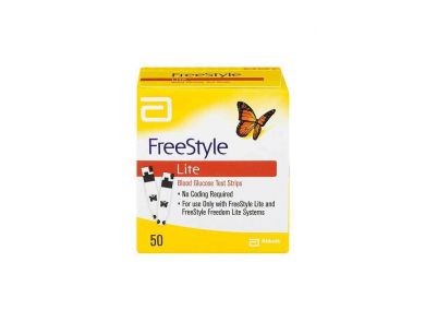 FREESTYLE LITE BLOOD GLUCOSE TEST STRIPS 100