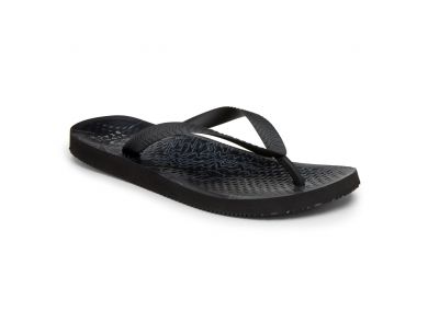 VIONIC MANLY SOLID TOE POST SANDAL - BLACK MAP
