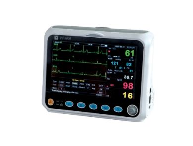 VITAL SIGNS PC-3000 MULTI PARAMETER PATIENT MONITOR / ECG, RESP, SPO2, NIBP & PULSE RATE