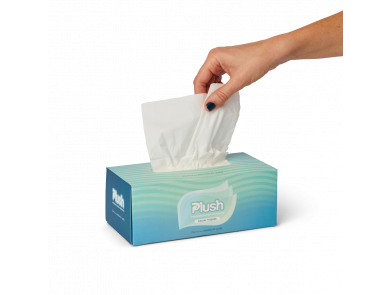 PLUSH FACIAL TISSUES 