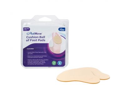 PEDIMOVE CUSHION BALL OF FOOT PADS / ONE SIZE / PKT 2