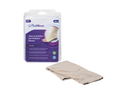 PEDIMOVE SHIN & ACHILLES GEL PADDED SLEEVE / LARGE