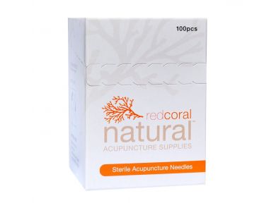 RED CORAL NATURAL ACUPUNCTURE NEEDLES