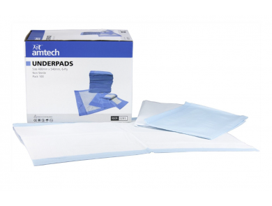 BLUEYS PREMIUM  UNDERPADS / FULL SIZE / 400 X 600MM / BOX OF 300