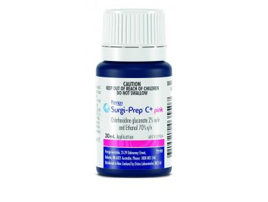 SURGI-PREP C+ PINK CHLORHEXIDINE 2% & ETHANOL 70% 