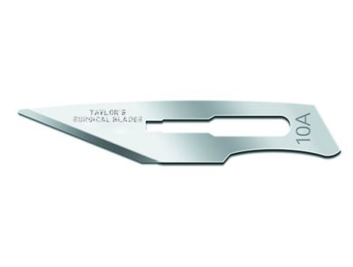 TAYLOR'S PREMIUM SCALPEL BLADE / SIZE 10A / BOX OF 100